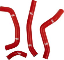 Load image into Gallery viewer, Moose Offroad OEM Fit Radiator Hose Kit - Red - HON-116-RD fits Honda - Main Product View