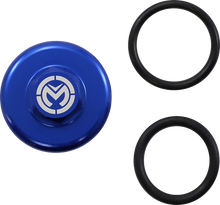 Load image into Gallery viewer, Moose Offroad Oil Cap - Blue - Husqvarna T14-6301L - Main Product View