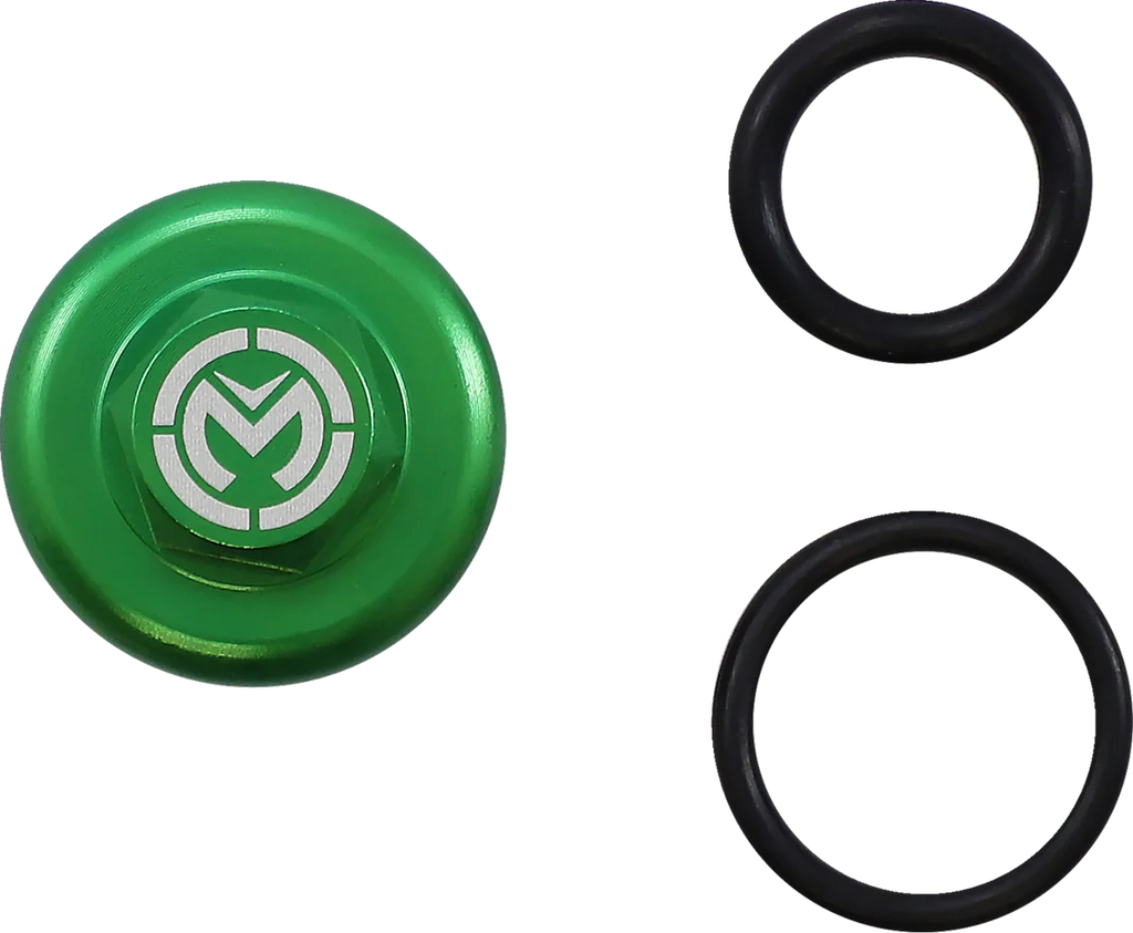 Moose Offroad Oil Cap - Blue - Husqvarna T14-6301L - Side View