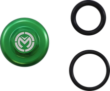 Load image into Gallery viewer, Moose Offroad Oil Cap - Blue - Husqvarna T14-6301L - Side View