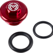 Load image into Gallery viewer, Moose Offroad Oil Cap Kit - Red - Honda T14-6302R - Main Product View