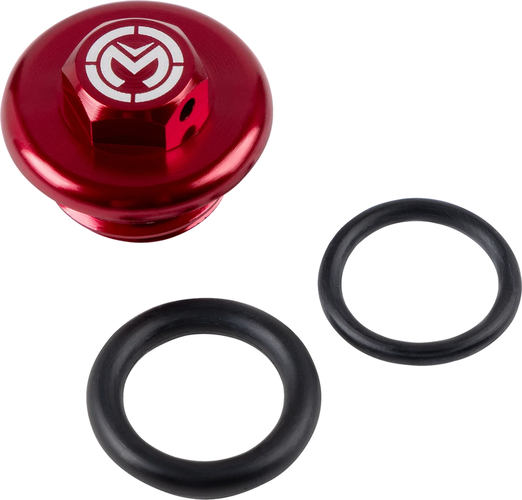 Moose Offroad Oil Cap Kit - Red - Honda T14-6302R - Main Product View