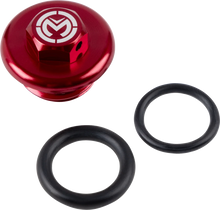 Load image into Gallery viewer, Moose Offroad Oil Cap Kit - Red - Honda T14-6302R - Main Product View