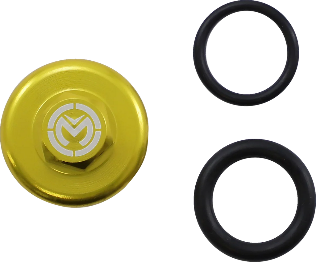 Moose Offroad Oil Cap - Yellow - Suzuki T14-6302Y - Main Product View