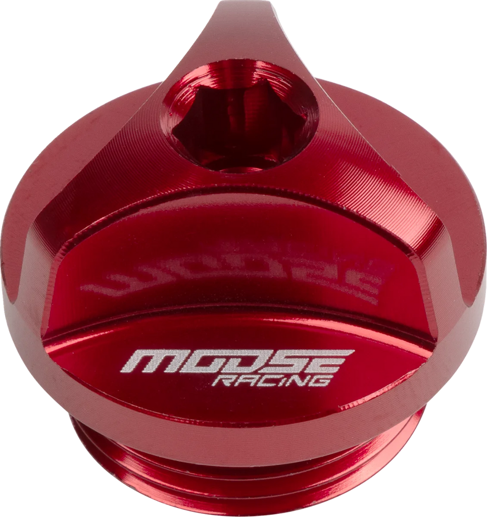 Moose Offroad Oil Filter Plug - Red - Beta T14-5311R - Main Product View