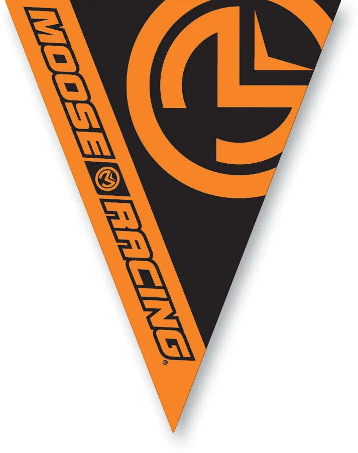Moose Offroad Pennant Flags - Orange/Black 9904-0386 - Main Product View