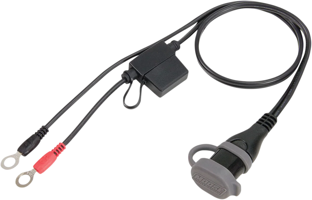 Moose Offroad Permanent Battery Lead - Optimate 3/6 O1M - Side View