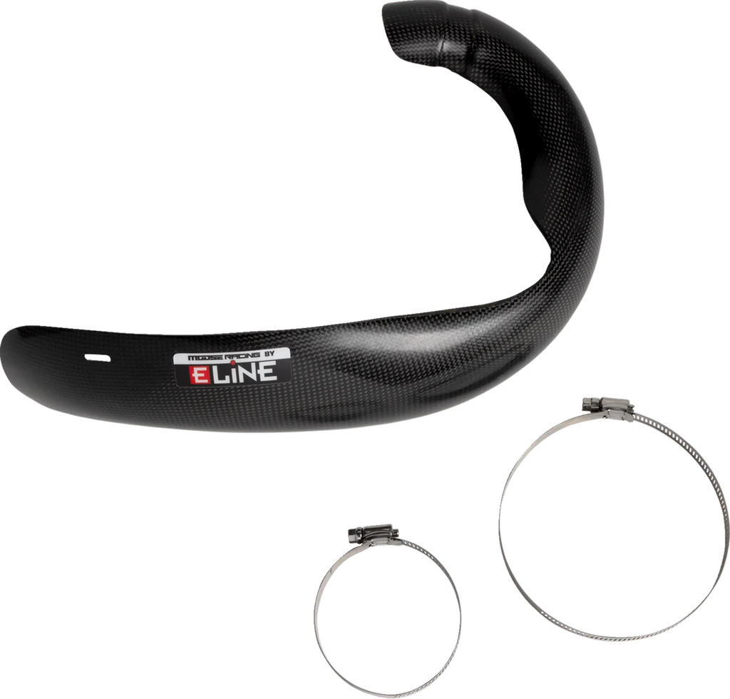 Moose Offroad Pipe Guard by E Line - Carbon Fiber MPG12523C - Main Product View