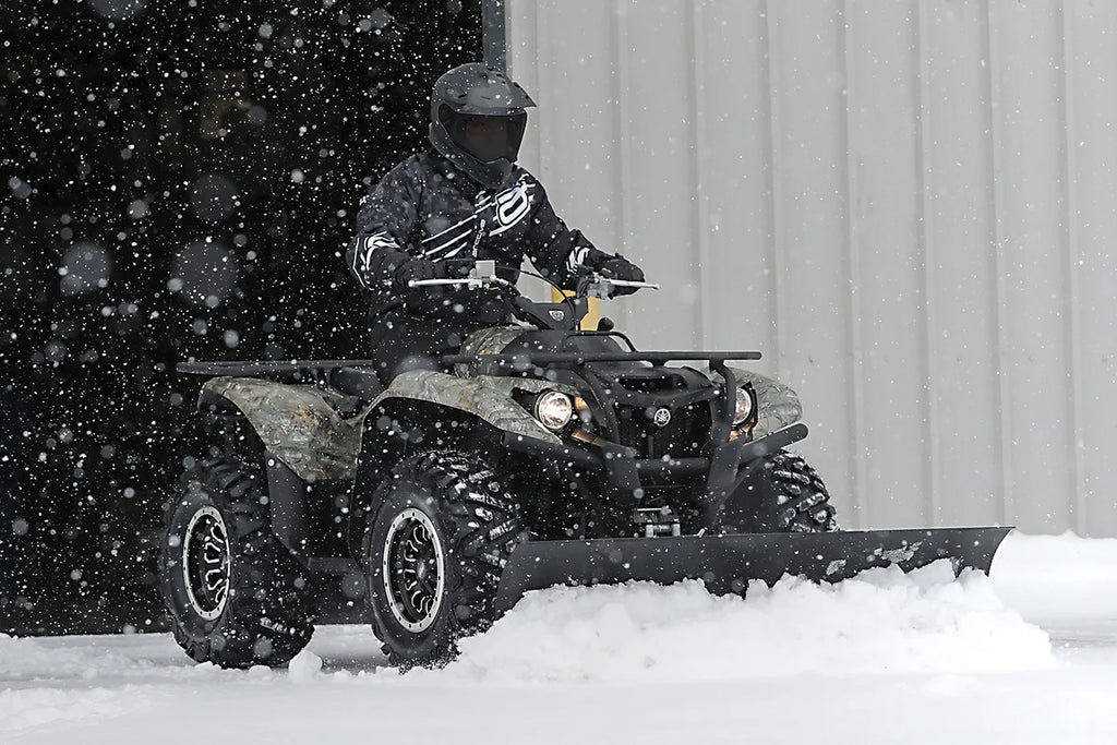 Moose Offroad Plow Blade - 66" - Black 2556BLKPF - Back View