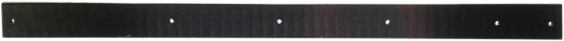 Moose Offroad Plow Wear Bar - Matte Black - 50" 2568PFMTBLK - Side View