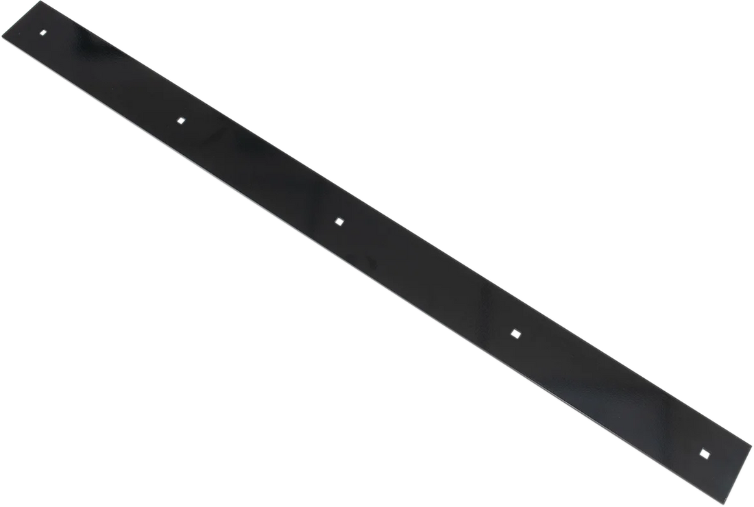 Moose Offroad Plow Wear Bar - Matte Black - 66" - 2 Piece 2557PFMTBLK - Side View