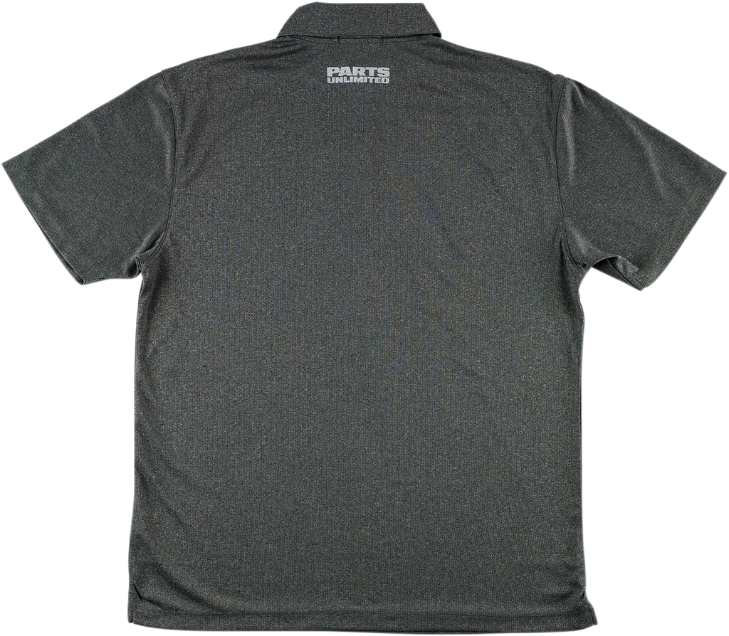 Moose Offroad Polo Shirt - Heather Charcoal - 2XL 3040-2658 - Side View