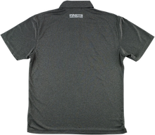 Load image into Gallery viewer, Moose Offroad Polo Shirt - Heather Charcoal - Medium 3040-2655 - Side View