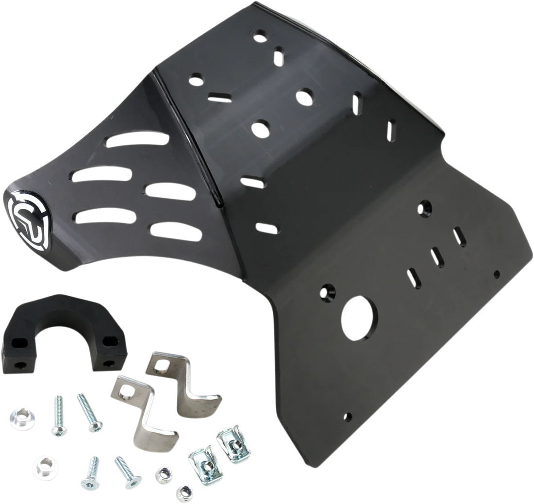Moose Offroad Pro Skid Plate PX1057 fits Kawasaki KX 85 - Back View