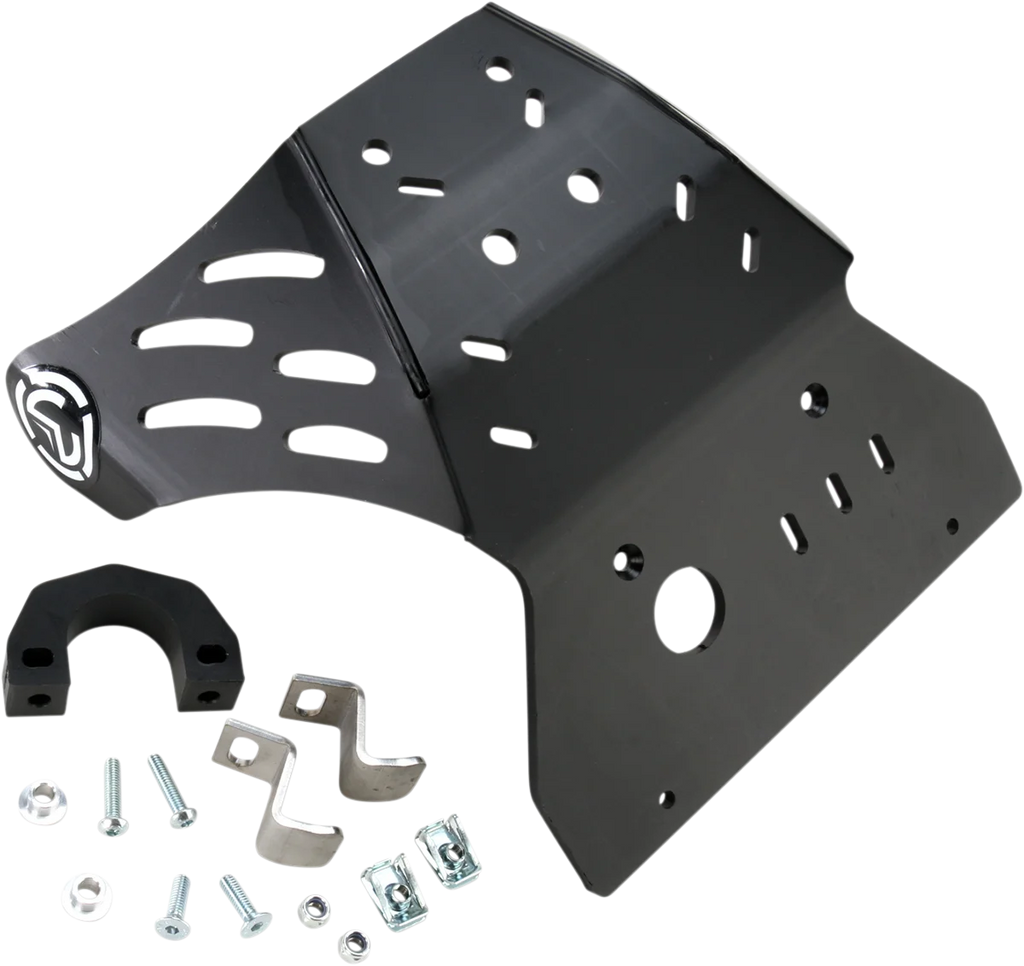 Moose Offroad Pro Skid Plate PX1057 fits Kawasaki KX 85 - Back View