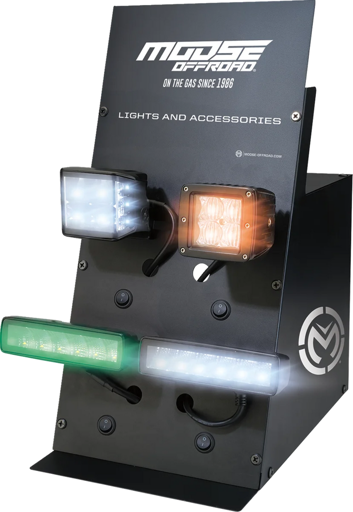 Moose Offroad Product Display - LED Lighting / Light Bars MSE-LBDISP - Side View