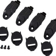 Load image into Gallery viewer, Moose Offroad Qualifier Boot Buckle Kit - Black 3430-1006 - Main Product View