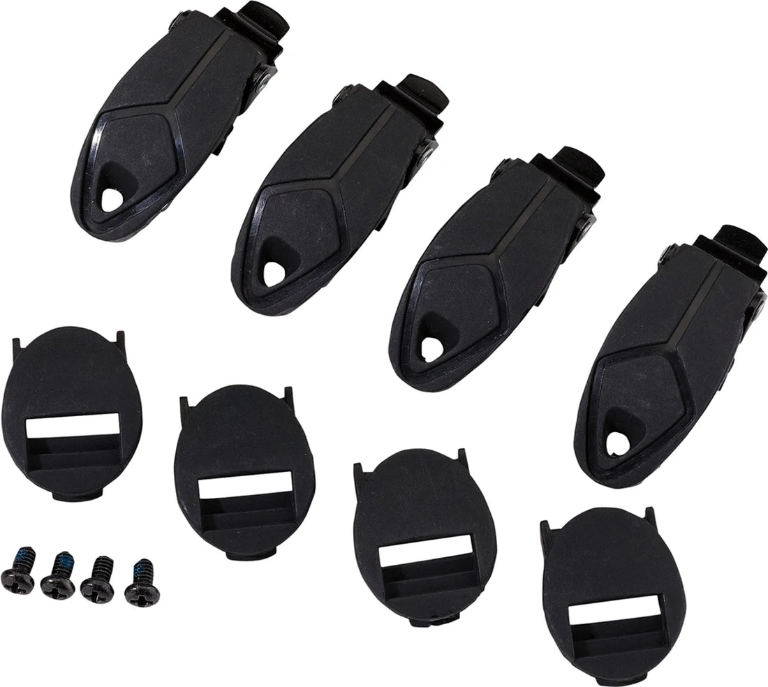 Moose Offroad Qualifier Boot Buckle Kit - White 3430-1007 - Side View