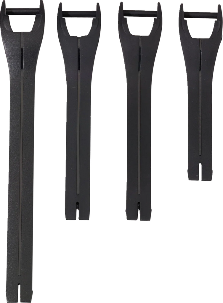 Moose Offroad Qualifier Boot Strap Kit - Blue - Size 10-15 3430-1020 - Side View