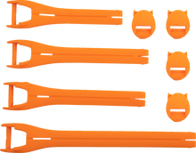 Load image into Gallery viewer, Moose Offroad Qualifier Boot Strap Kit - Orange - Size 10-15 3430-1019 - Main Product View
