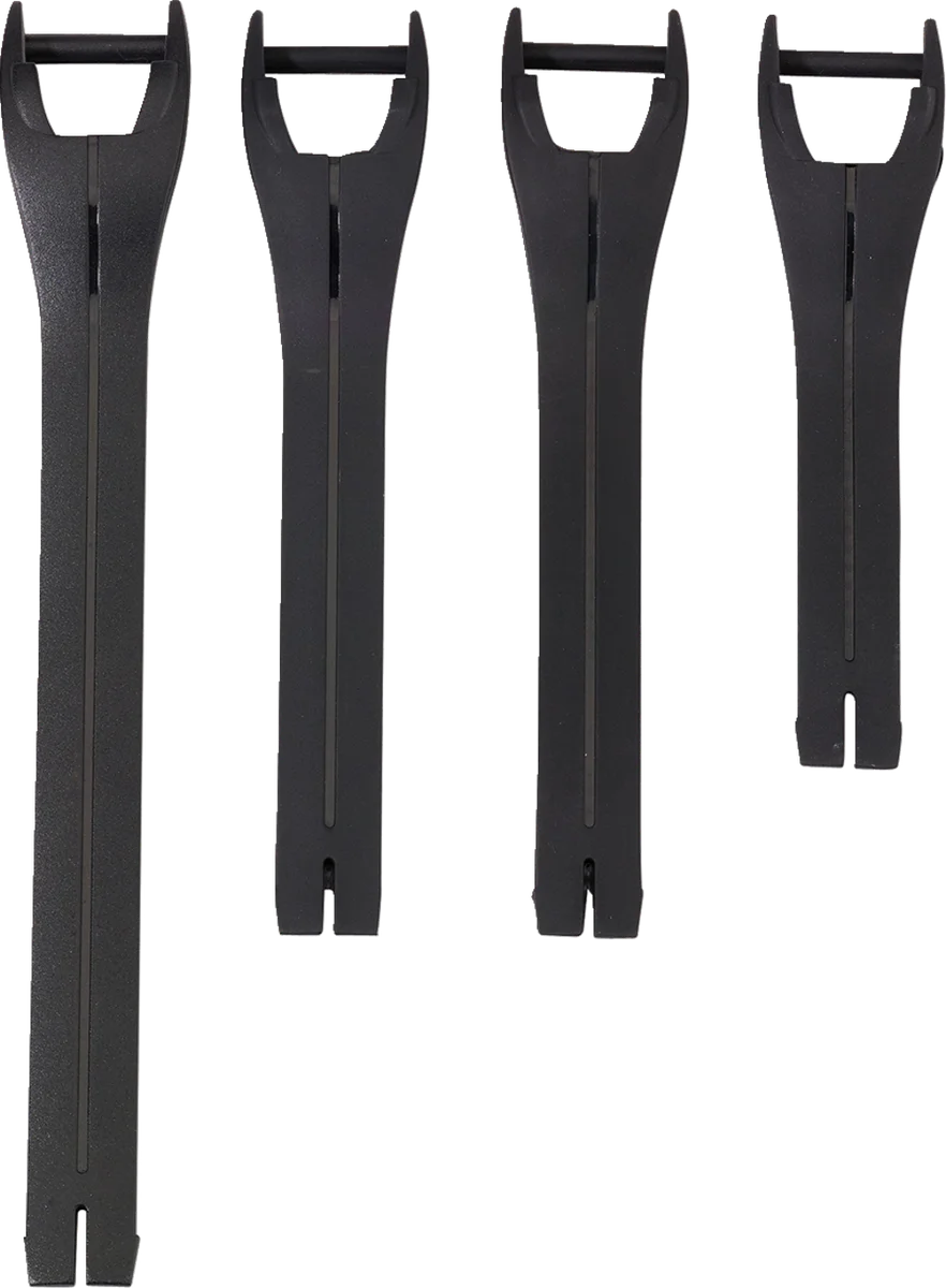 Moose Offroad Qualifier Boot Strap Kit - White - Size 10-15 3430-1017 - Side View