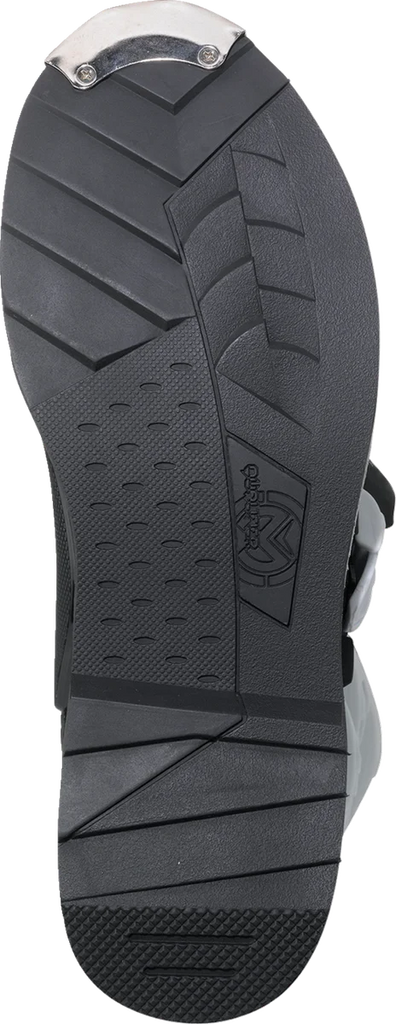Moose Offroad Qualifier Boots - Black/White - Size 9 3410-2601 - Side View