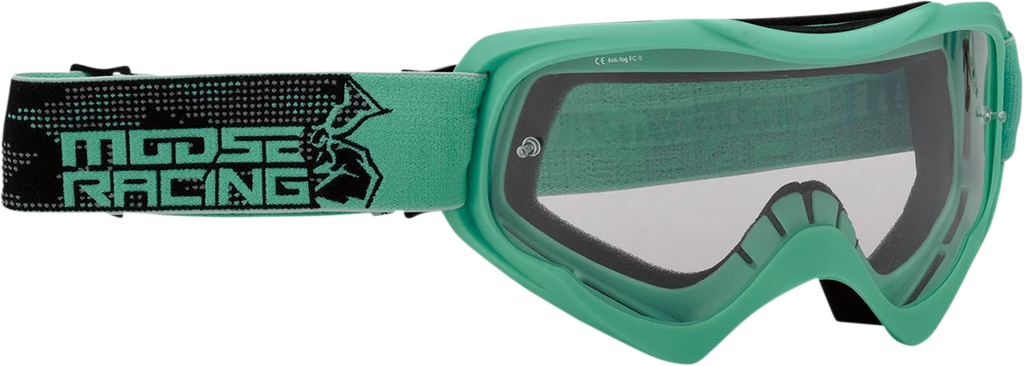 Moose Offroad Qualifier Goggle - Agroid - Mint - Clear Lens 2601-2657 - Main Product View