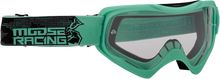 Load image into Gallery viewer, Moose Offroad Qualifier Goggle - Agroid - Mint - Clear Lens 2601-2657 - Main Product View