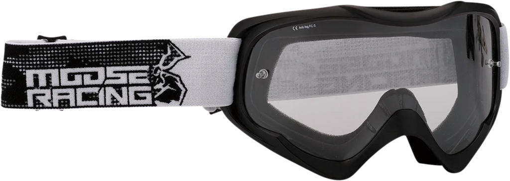 Moose Offroad Qualifier Goggle - Agroid - Mint - Clear Lens 2601-2657 - Side View