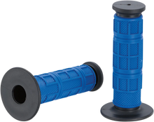 Load image into Gallery viewer, Moose Offroad Qualifier Grips - Full Waffle - Blue MG-11-UBM - Main Product View