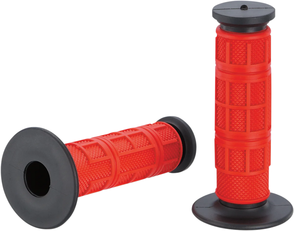 Moose Offroad Qualifier Grips - Full Waffle - Red MG-11-RBM - Main Product View
