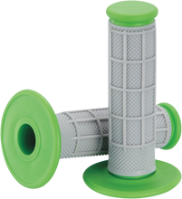 Load image into Gallery viewer, Moose Offroad Qualifier Grips - Half Waffle - Green 1MG0715-EGM - Main Product View
