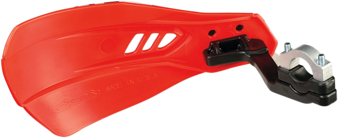 Moose Offroad Qualifier Handguards - Red 0635-1459 - Back View