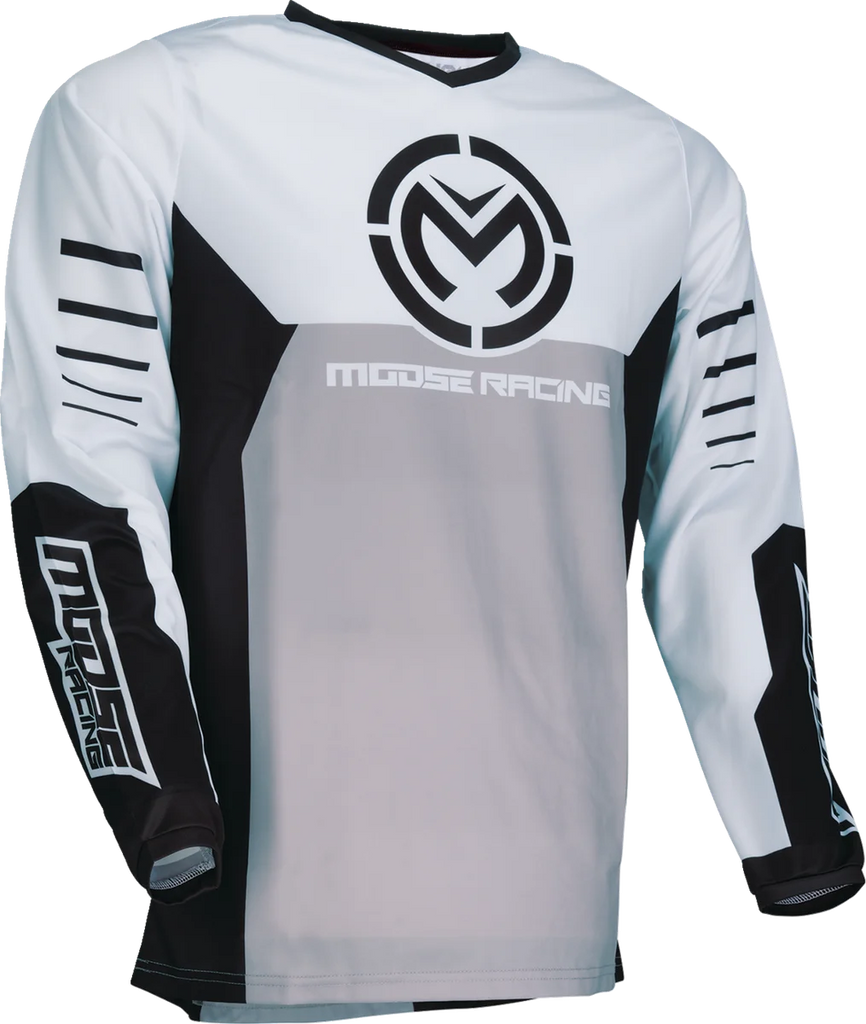 Moose Offroad Qualifier® Jersey - Black/White - Large 2910-8153 - Main Product View