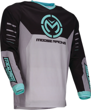 Load image into Gallery viewer, Moose Offroad Qualifier® Jersey - Gray/Teal - 5XL 2910-8190 - Main Product View