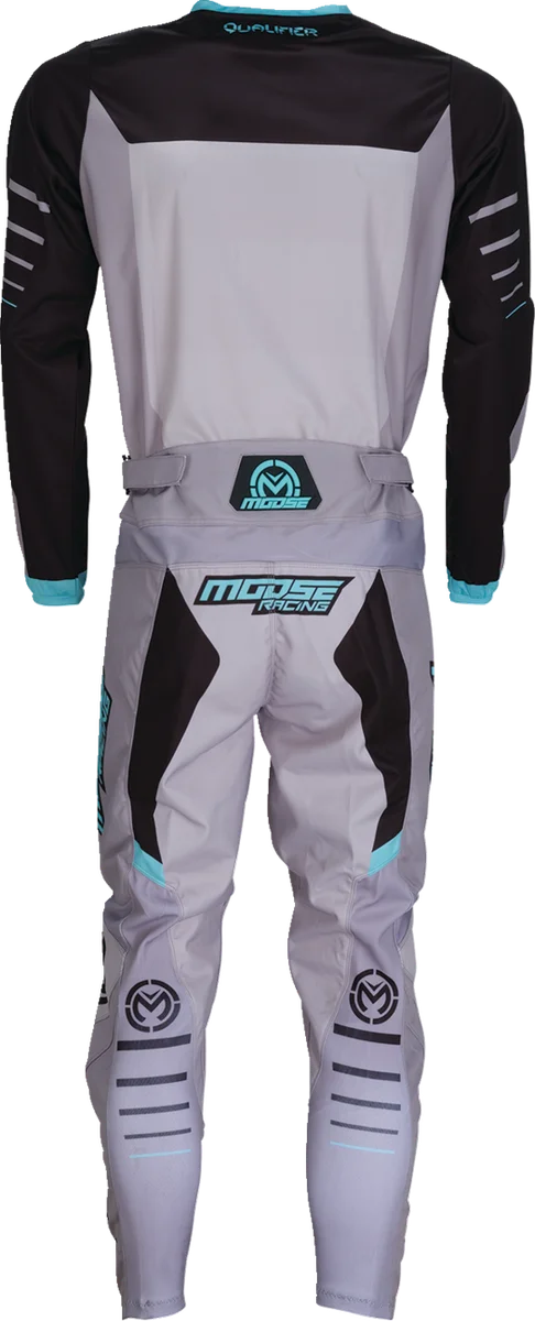 Moose Offroad Qualifier® Jersey - Gray/Teal - Medium 2910-8184 - Side View