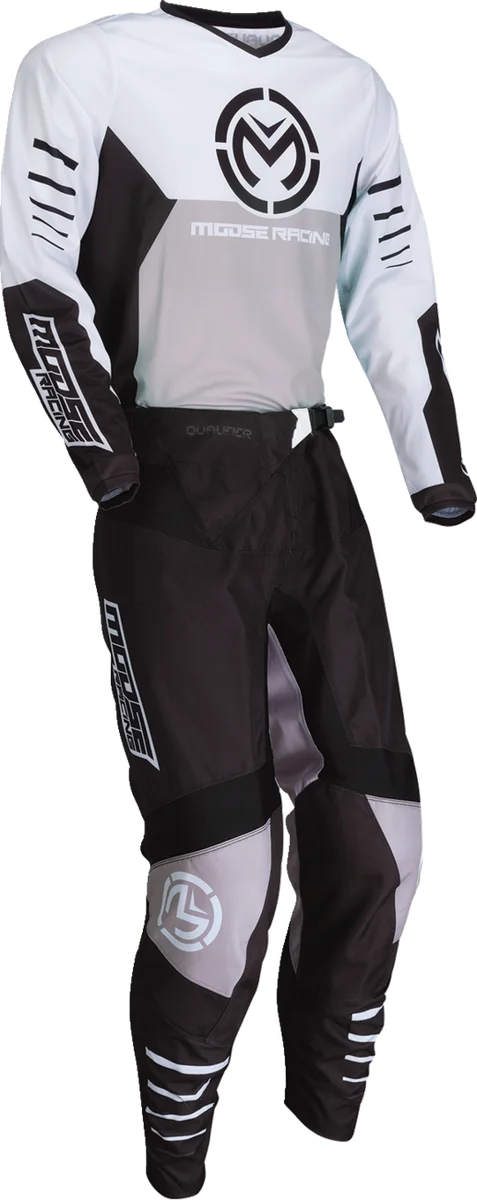 Moose Offroad Qualifier® Pants - Black/White - US 30 2901-11734 - Side View