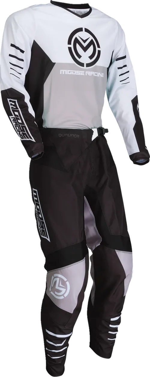 Moose Offroad Qualifier® Pants - Black/White - US 48 2901-11776 - Side View