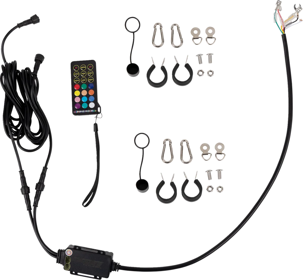 Moose Offroad Quick Disconnect Whip Light - 3' QD-COBBTR-132-PU - Side View