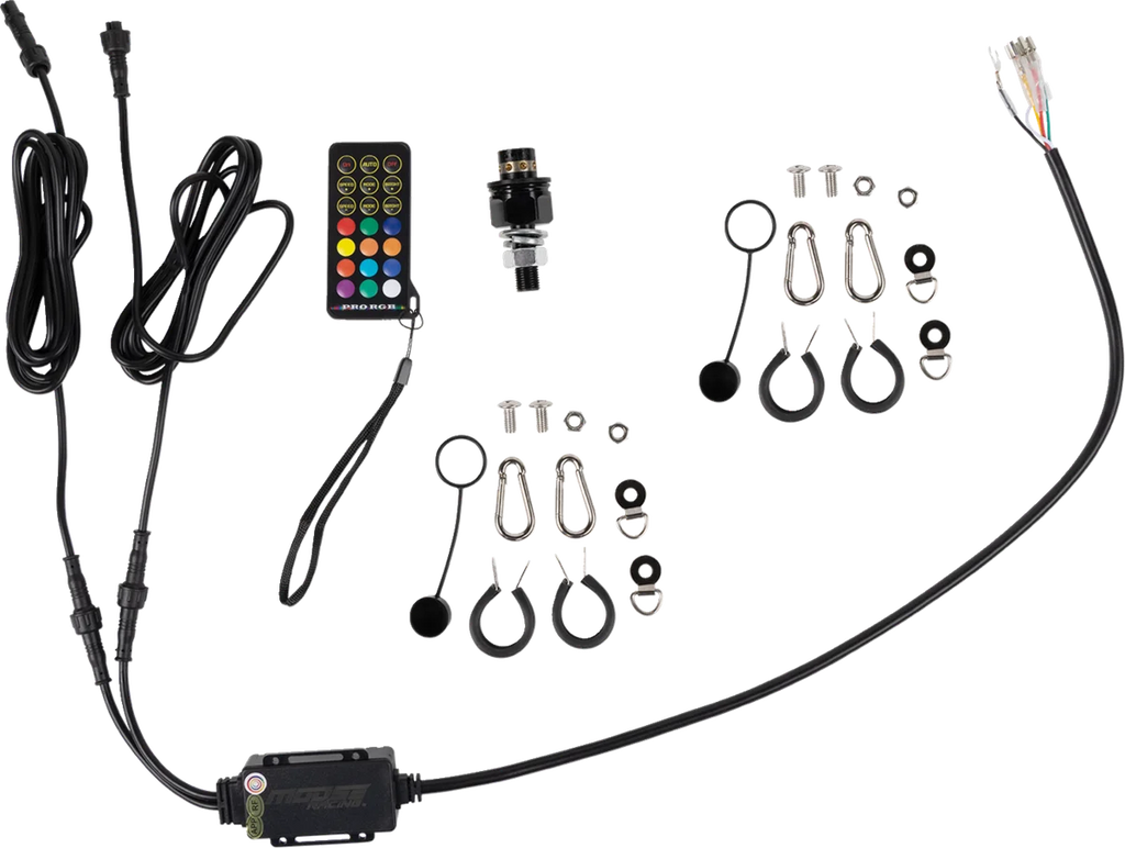 Moose Offroad Quick Disconnect Whip Light - 4' QD-COBBTR-142-PU - Side View