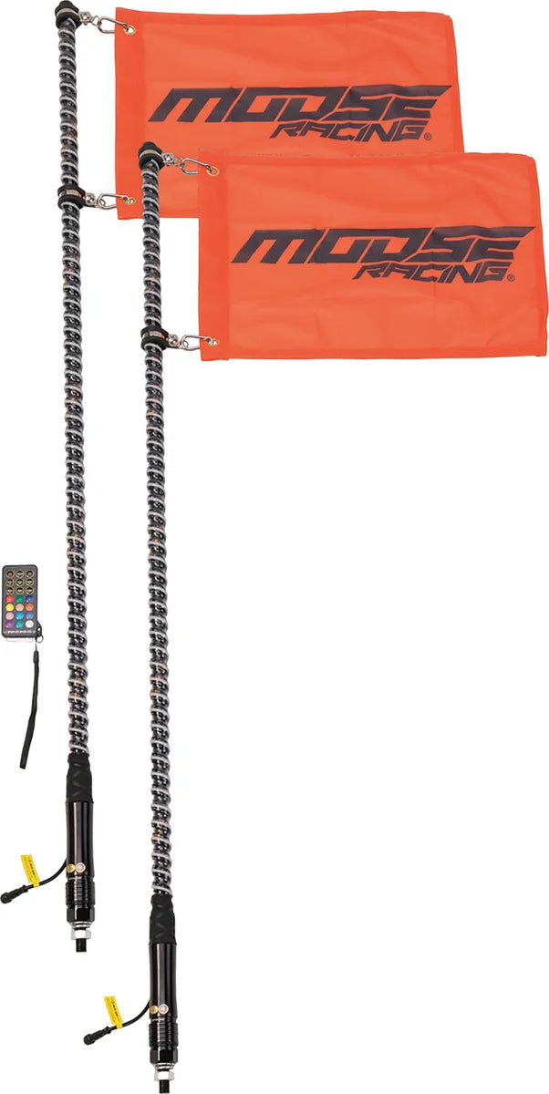 Moose Offroad Quick Disconnect Whip Light - 4' QD-COBBTR-142-PU - Installation View