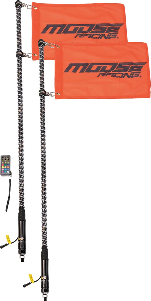 Moose Offroad Quick Disconnect Whip Light - 4' QD-COBBTR-142-PU - Installation View