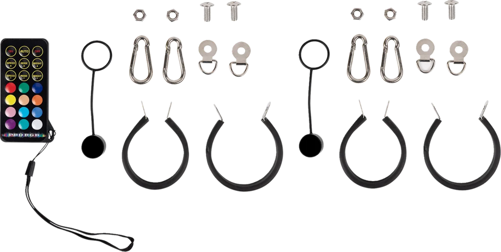 Moose Offroad Quick Release Whip - 3' - Pair PQR-CHSBTR1.8-132-PU - Side View
