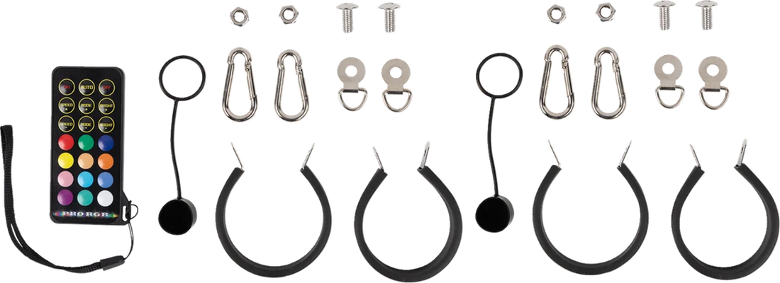 Moose Offroad Quick Release Whip - 4' - Pair PQR-CHSBTR1.8-142-PU - Side View