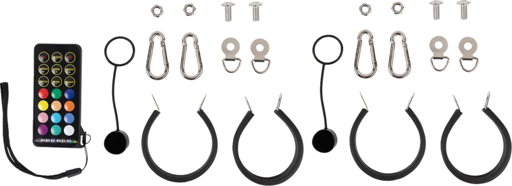 Moose Offroad Quick Release Whip - 4' - Pair PQR-CHSBTR1.8-142-PU - Side View