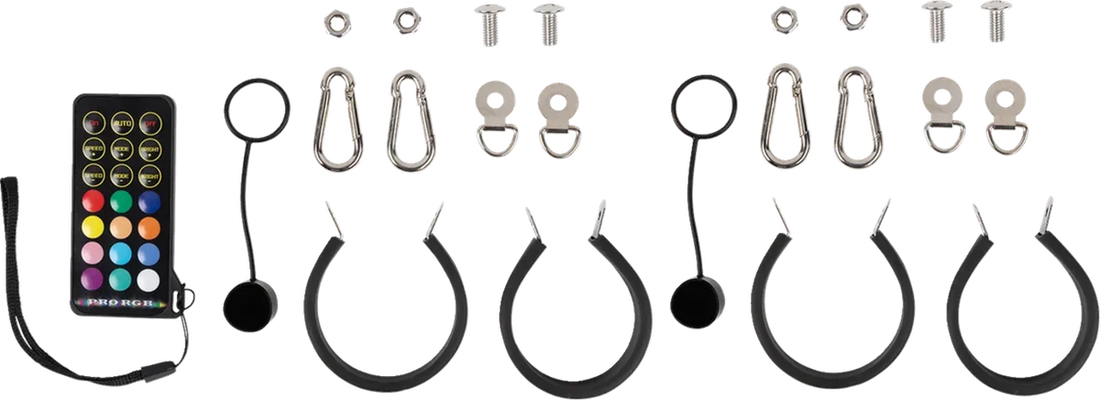 Moose Offroad Quick Release Whip - 4' - Pair PQR-CHSBTR1.8-142-PU - Side View