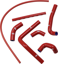 Load image into Gallery viewer, Moose Offroad Race Fit Radiator Hose Kit - Red - HON-17-RD fits Honda - Main Product View