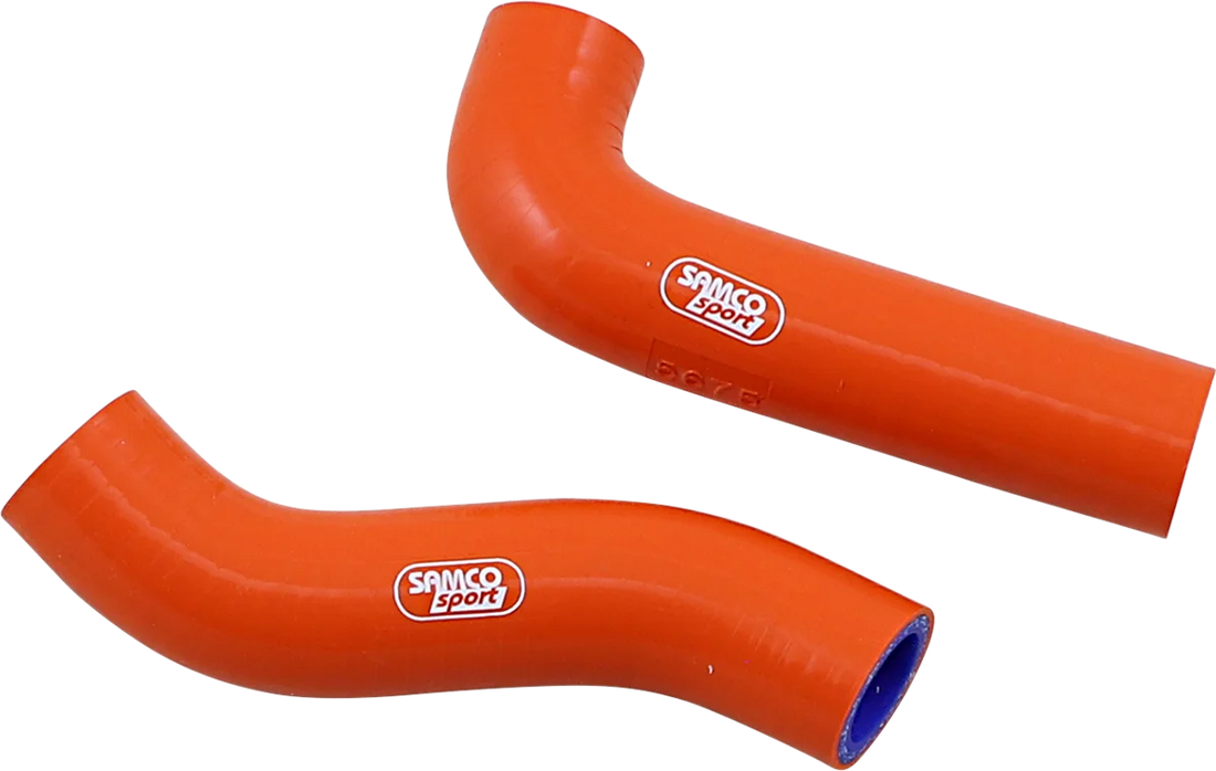 Moose Offroad Race Fit Radiator Hose Kit - Red KTM-114-RD fits Gas Gas / Husqvarna / Ktm - Side View