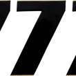 Load image into Gallery viewer, Moose Offroad Race Number 7 - Black - 4.5" 80017 - Main Product View