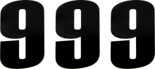 Load image into Gallery viewer, Moose Offroad Race Number 9 - Black - 6" 80119 - Main Product View